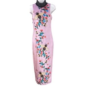 vintage 90s floral dress Vintage 1990's Dark Floral Bias Cut Dress by Betsey Johnson / S – Xtabay  Vintage main image 1